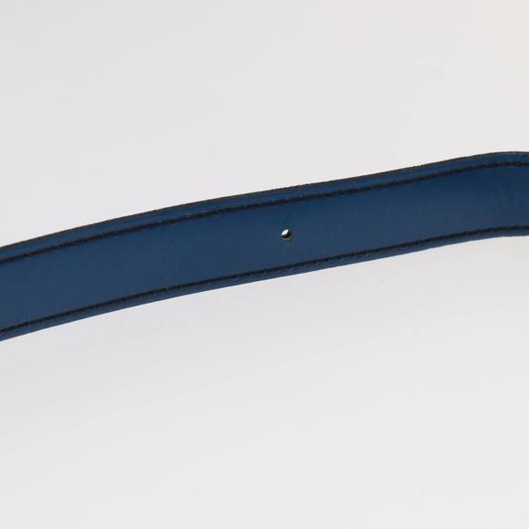 LOUIS VUITTON Epi Cartouchiere MM Shoulder Bag Blue M52245 LV Auth 99747 - Picture 14 of 16